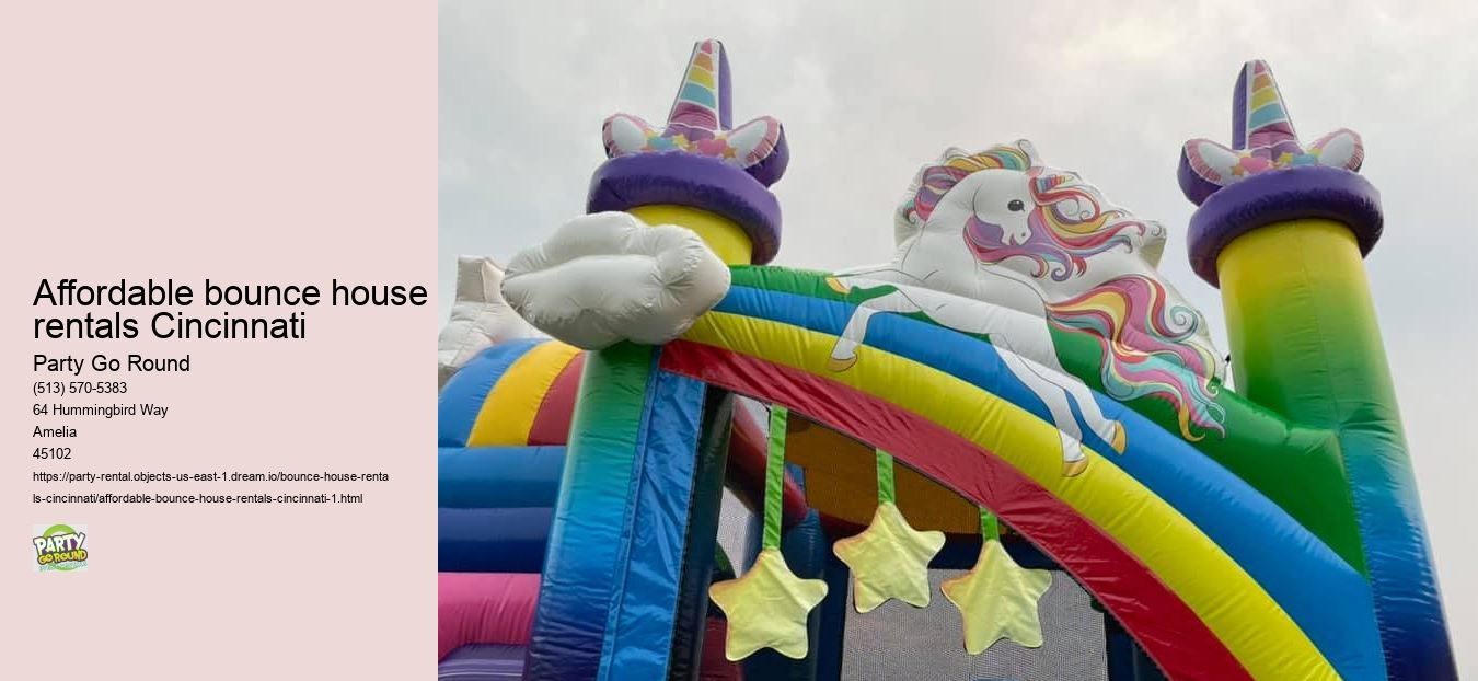 Affordable bounce house rentals Cincinnati