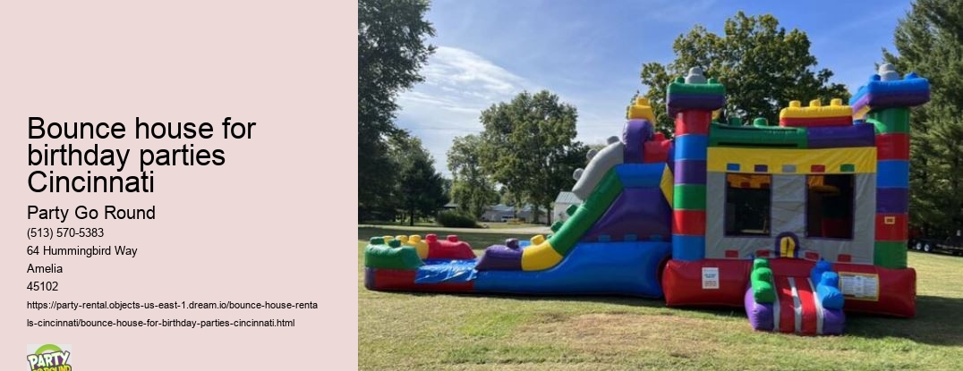 Bounce Away with Party Go Round's Exciting Rentals!