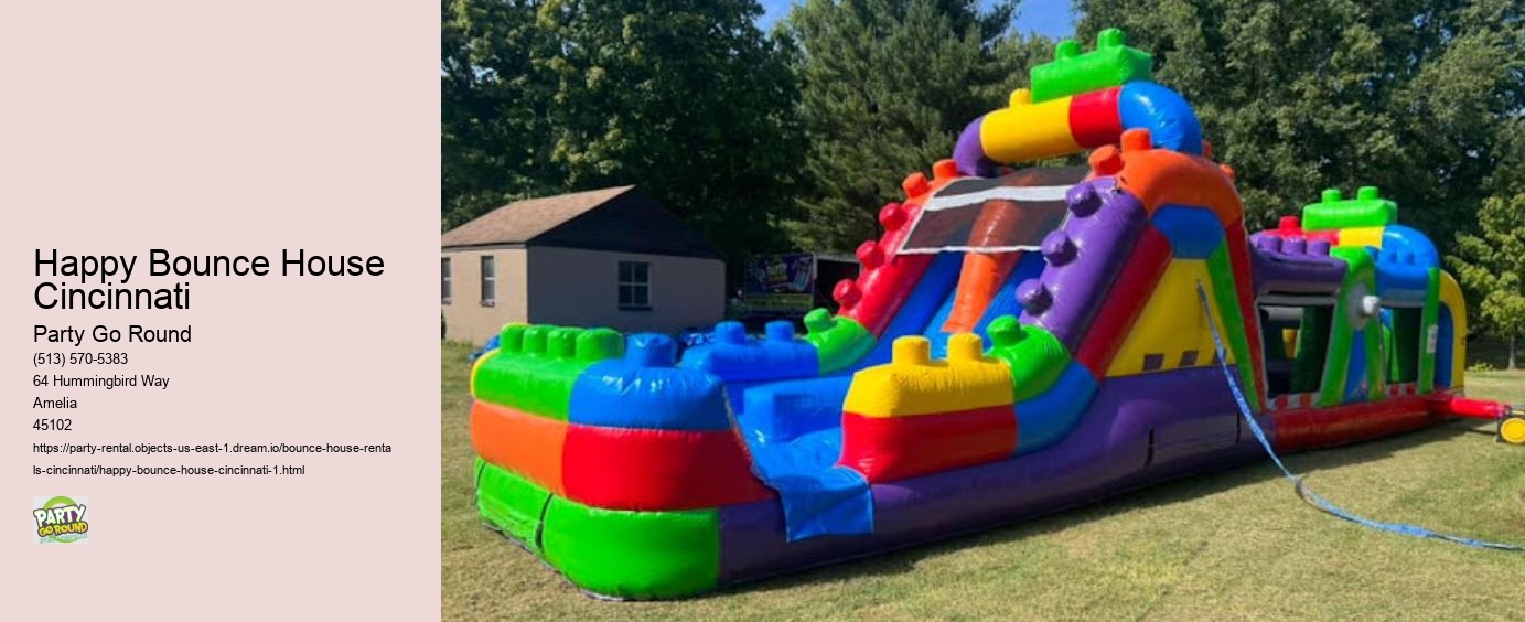 Jump for Joy: Party Go Round's Bounce House Rentals are a Crowd Pleaser!