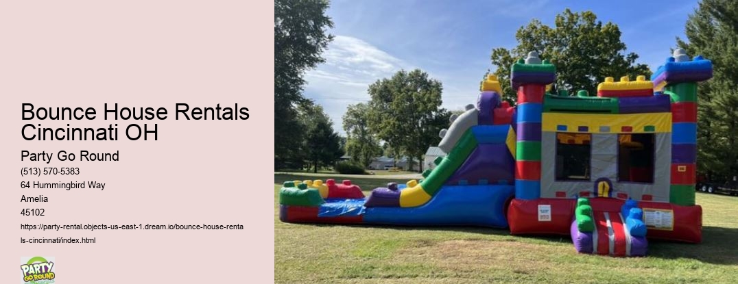 Fun Times Ahead: Party Go Round's Bounce House Collection!