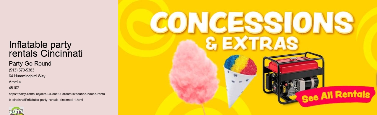 Inflatable party rentals Cincinnati