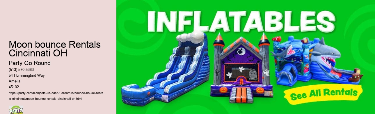 Moon bounce Rentals Cincinnati OH