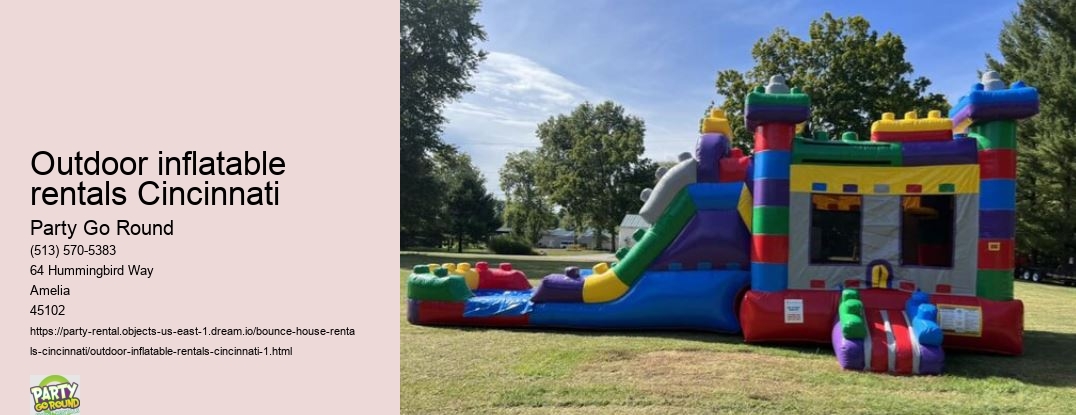 Outdoor inflatable rentals Cincinnati