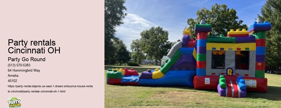 Make Memories that Bounce: Party Go Round's Bounce House Rentals Await!