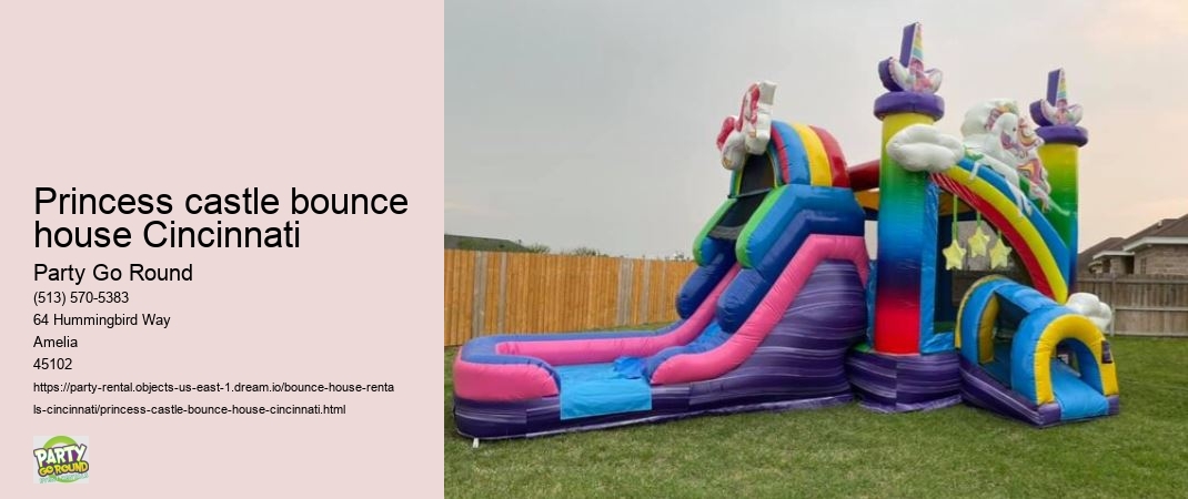 Princess castle bounce house Cincinnati