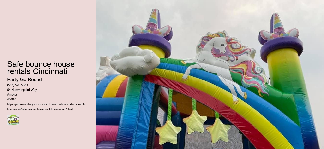 Safe bounce house rentals Cincinnati
